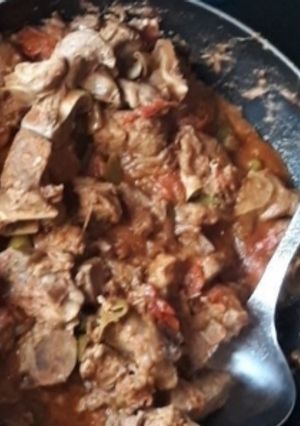 A picture of Acchar gosht.