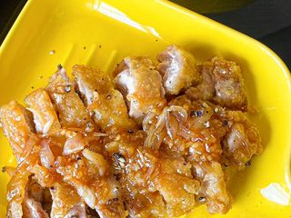 Gà giòn sốt mắm tỏi 🍗