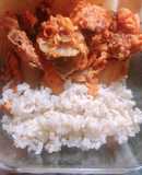 Eat clean (cơm gà kho cải thảo)