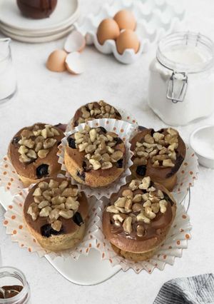 Foto di Cupcake Alle Banane, Carote, Albicocche e Noci Gluten Free