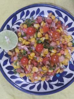 स्वीट कॉर्न भेळ (sweetcorn bhel recipe in marathi) रेसिपी चे मुख्य फोटो