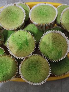 Foto resep Bolu pandan cupcake lembut