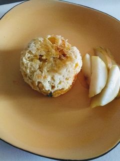 Una foto de Muffin de huevo con Relleno