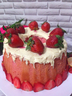 Foto resep Strawberry Chiffon cake