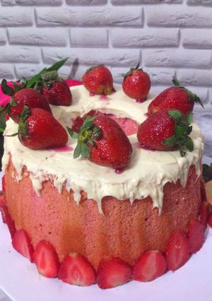 Foto resep Strawberry Chiffon cake
