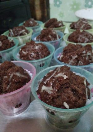 Foto resep Bolu kukus coklat mekar, no mixer, no telur, anti gagal