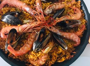 صورة لوصفة باييلا إسبانية Paella