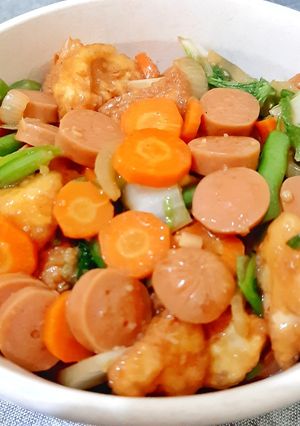 Foto resep Sapo Tahu Sosis