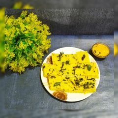 Khaman Dhokla A picture of Khaman Dhokla.