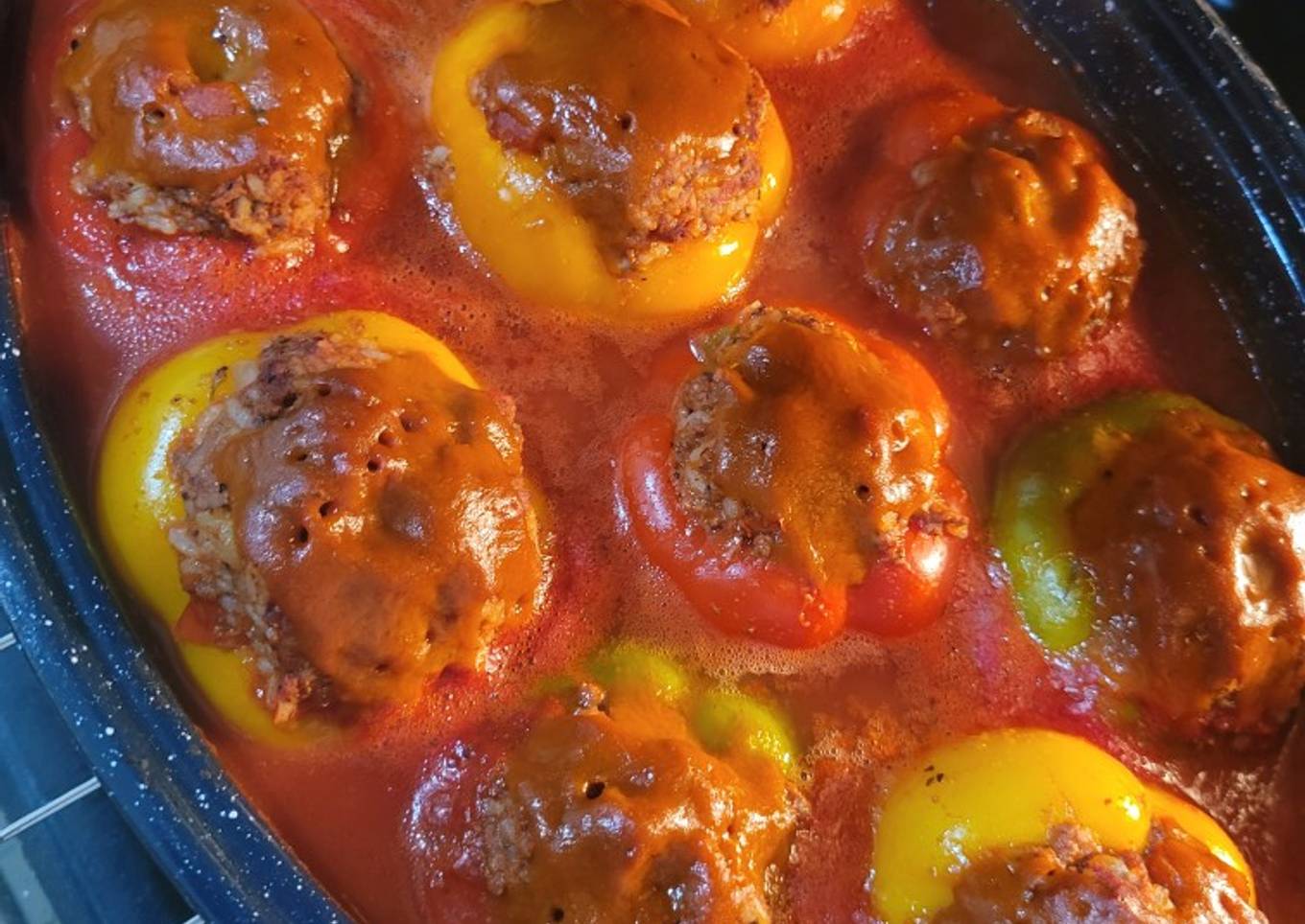 Grandma's Spicy Stuffed Peppers