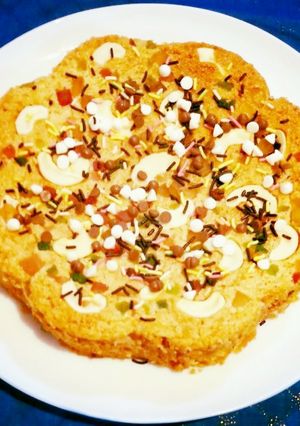 A picture of Coconut Semolina Cake.