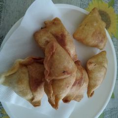 Coconut samosa: A picture of Coconut samosa:.