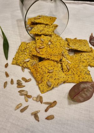 عکسی از دستور کراکر نخود
