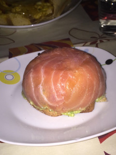 Una foto de Volcán de salmón