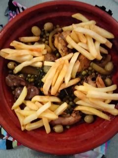 صورة لوصفة طاجين باللحم الدجاج