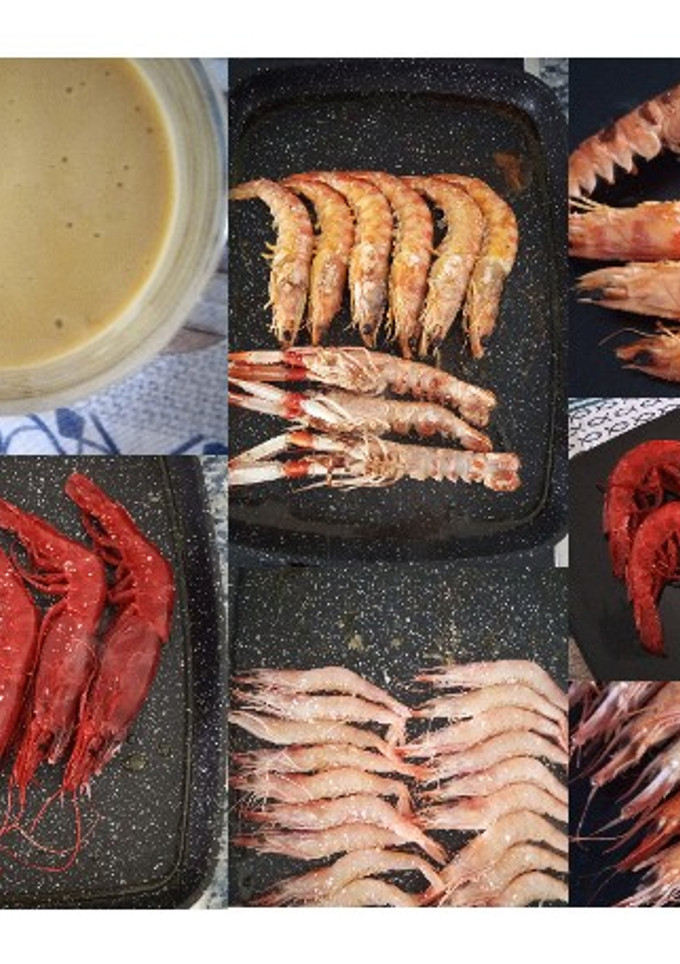 Una foto de Marisco de Huelva a la Plancha con Mayonesa de Soja