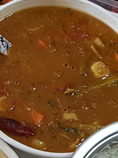 A picture of Udupi sambar.