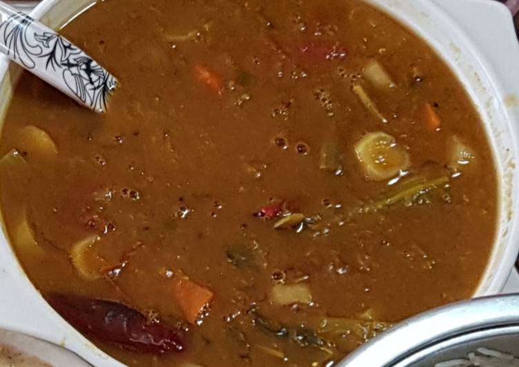 Recipe of Homemade Udupi sambar