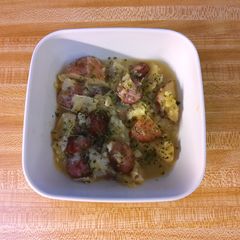 A picture of Easy Insta Pot Cabbage/Sausage/Potatoes.