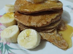Una foto de Hot cakes de avena🥞🍯