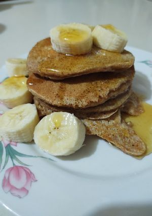 Una foto de Hot cakes de avena🥞🍯