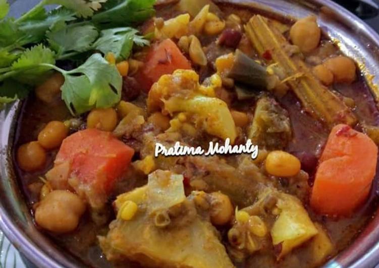 How to Make HOT Mixed Veg Curry