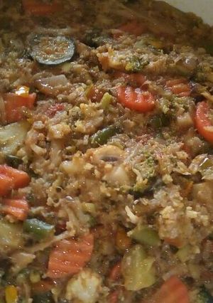 A picture of Mixed vegetables salad.