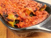 Una foto di cannelloni al ragù