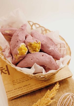 Foto resep 고구마 빵 Korean Sweet Potato Mochi Bread