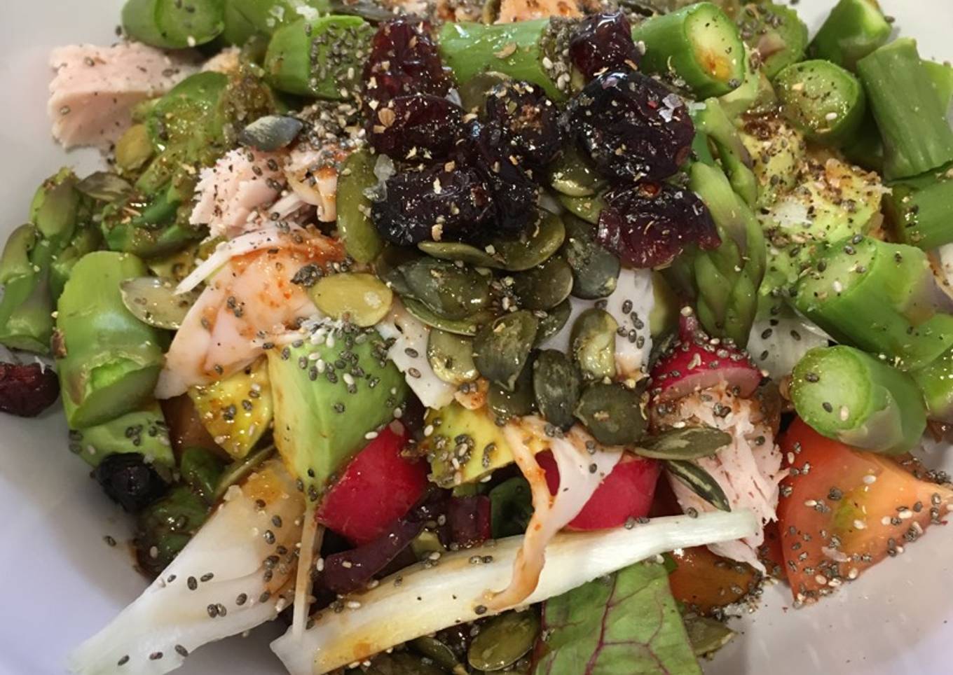 Ensalada distinta, sabrosa y muy sana 🥗