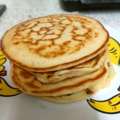 A picture of My Pancake Tuesday Fluffy Pancakes with Nutella filling 🥞.