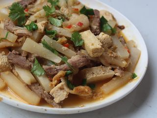 泡菜炒蘿蔔