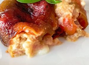 Foto di Involtini di peperoni con tonno, mortadella e Galbanino