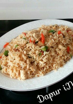 Foto resep Nasi Goreng Ayam paprika