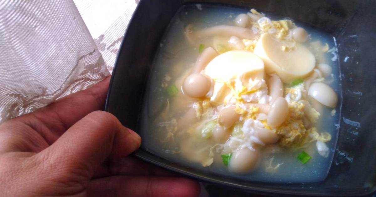 25 resep sup tofu jamur shimeji enak dan mudah Cookpad