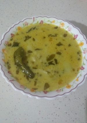 عکسی از دستور آش دوغ ترکی