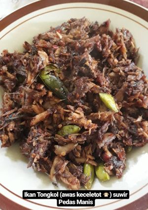 Foto resep Tongkol suwir pedas manis