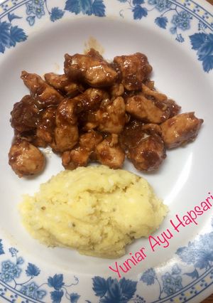 Foto resep Chicken Teriyaki with Mashed Potato