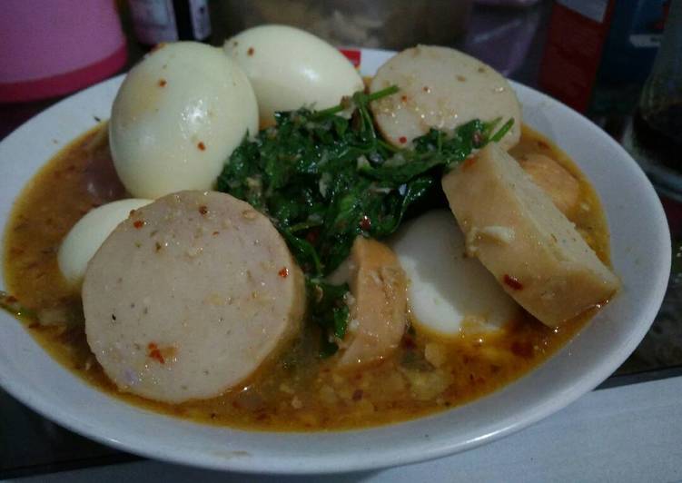 Telor galantin bumbu kemangi