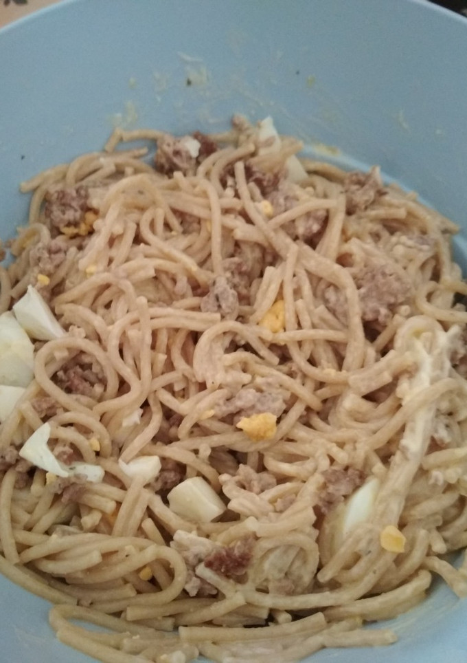 Una foto de Spaghetti integral frío