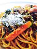 Espaguetis de Calabacín con cúrcuma