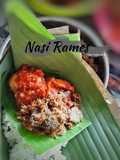 Nasi Tim Rames Resep nasi rames lezat mudah lengkap dengan lauknya