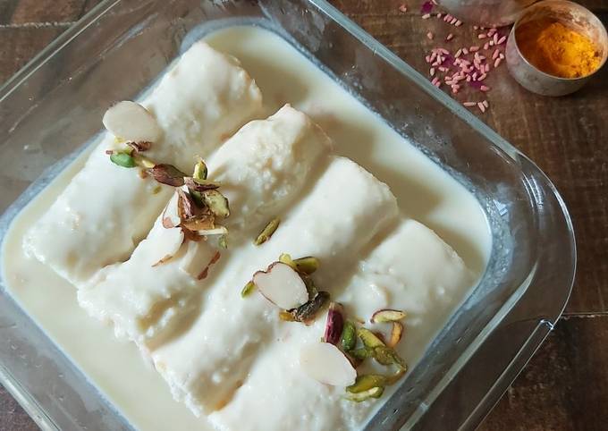 Royal Rasmalai Rolls | Easy Instant Recipe