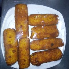 Croquette potatoes A picture of Croquette potatoes.