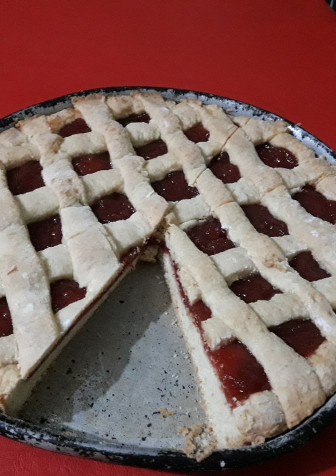 Una foto de Pasta frola de membrillo