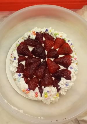 Una foto de Tarta de Fresas 🍰🍓