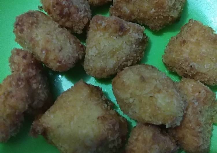 Fried macaroni chesse