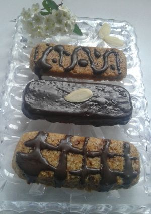 Una foto de Barritas de almendras con o sin baño de chocolate