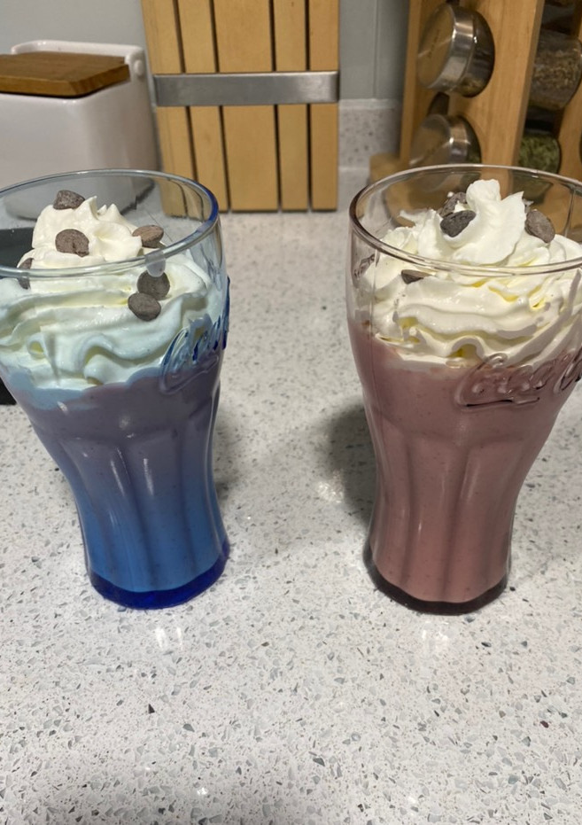 Una foto de Batido de fresa Thermomix