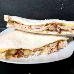 A picture of My Roast Pork and Bramley Apple Sauce Sandwiches 😋.